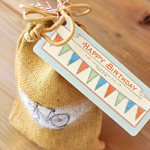 Vintage Birthday Gift Wrap Project