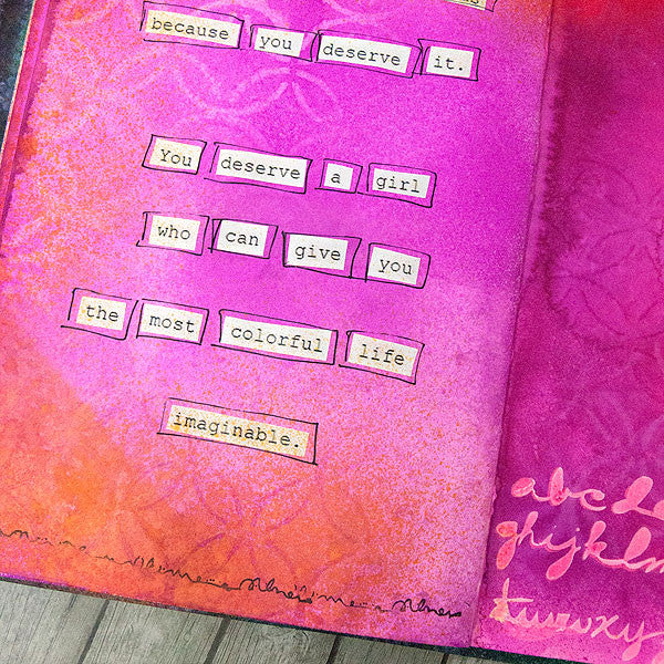 Girls Who Read Art Journal Project