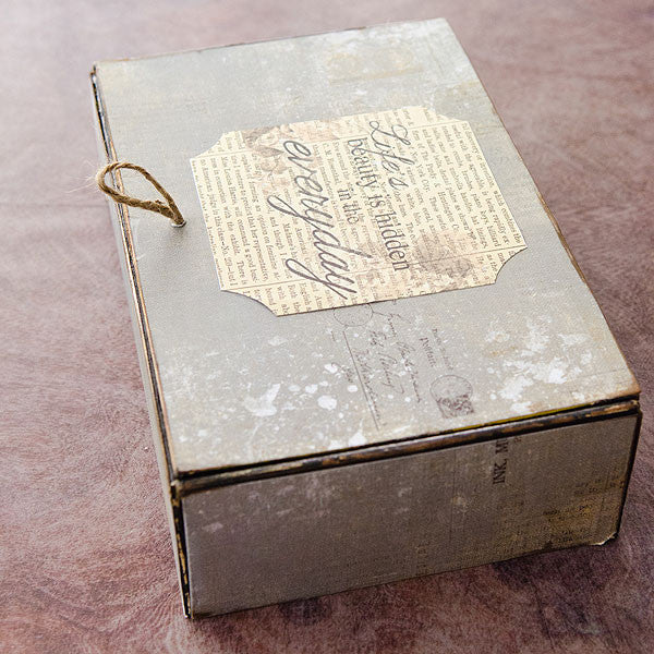 Stationers Desk Altered Vintage Cigar Box Project