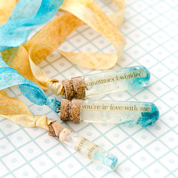 Ice Capsule Necklaces by Johanna Love