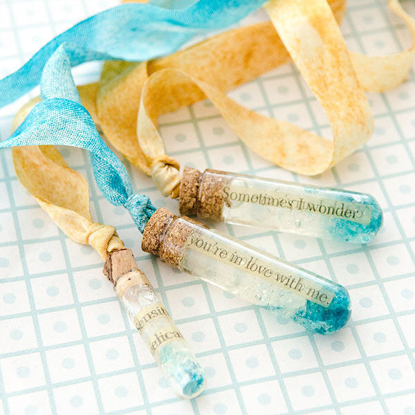 Ice Capsule Necklaces by Johanna Love