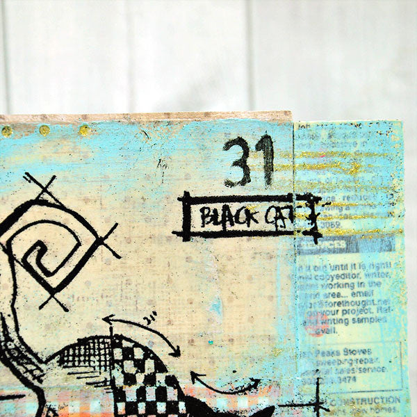 Embossed Black Cat Project