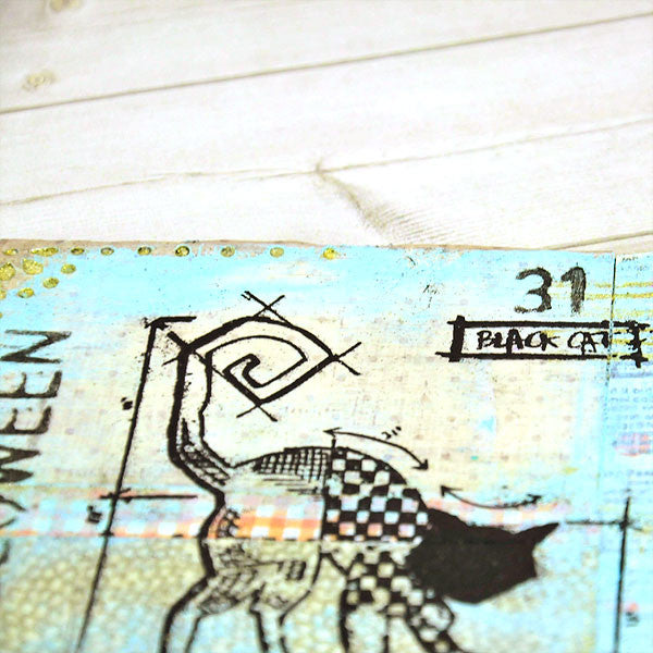 Embossed Black Cat Project