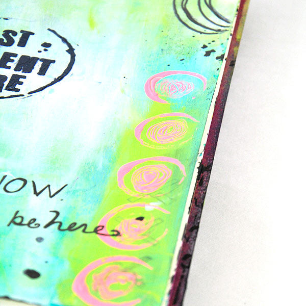 Past, Present, Future Art Journal Page Project