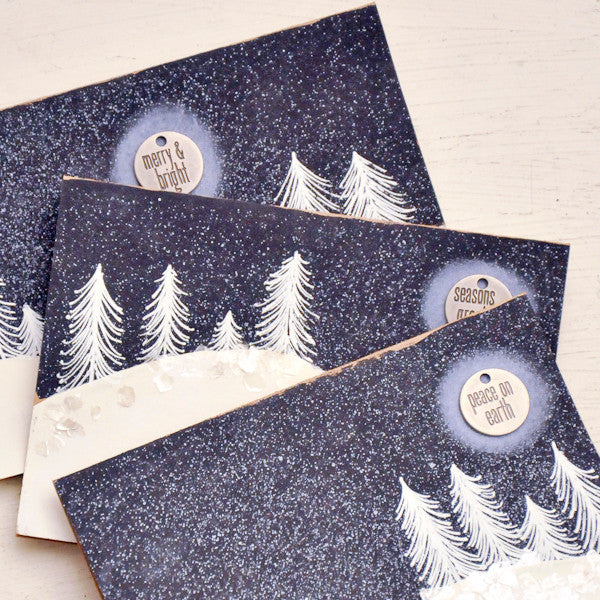 Silent Night Christmas Cards Project by Gabriela Perdomo