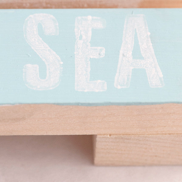Somewhere Beyond the Sea Rustic Pallet Project by Gabriela Perdomo