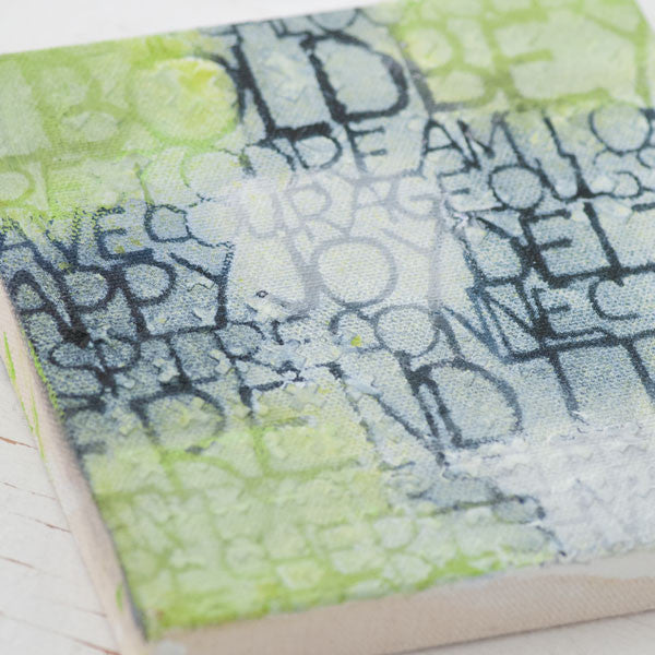 Stenciled to Inspire Canvas Project