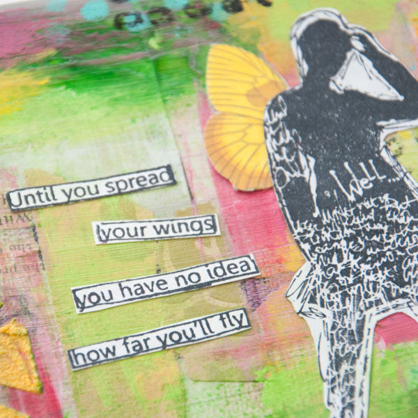 Until You Spread Your Wings Mixed-Media Canvas Project