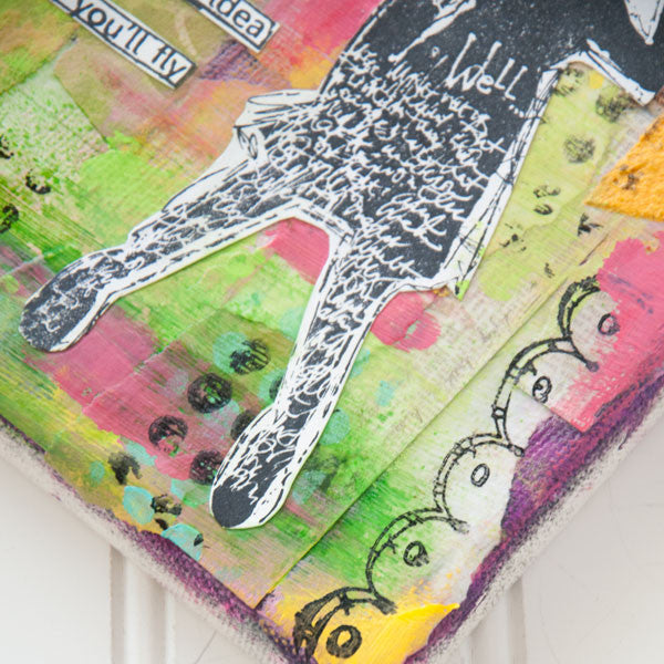 Until You Spread Your Wings Mixed-Media Canvas Project