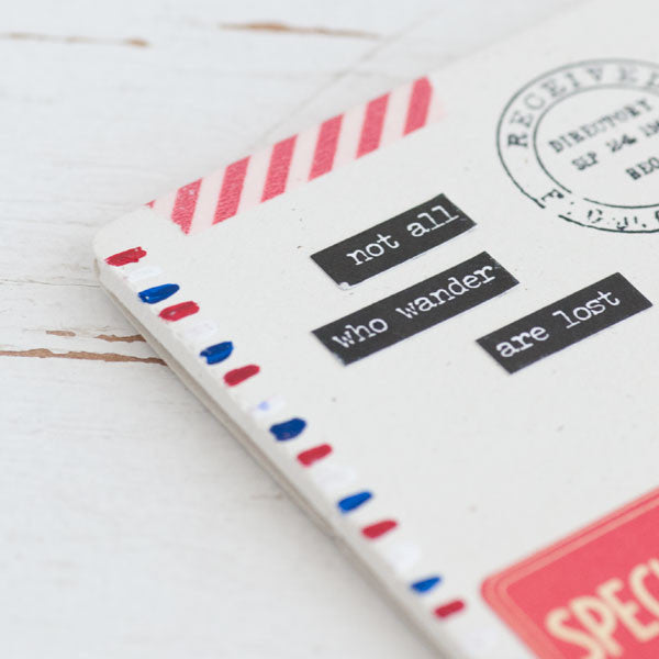 Postal Airmail Notebook Project