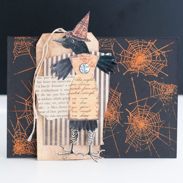 Layered and Embossed Quirky Bird Project