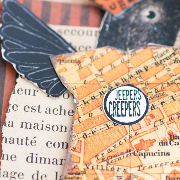 Layered and Embossed Quirky Bird Project