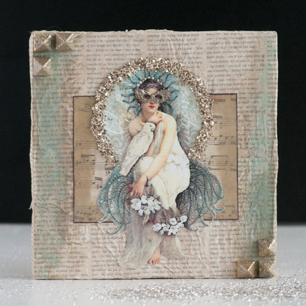 Masquerade Art Deco Canvases Project by Sarah Donawerth