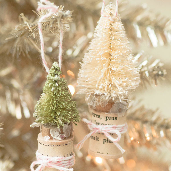 Miniature Christmas Tree Place Card Holders Project