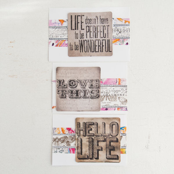 In the Moment Quick and Easy Cards Project