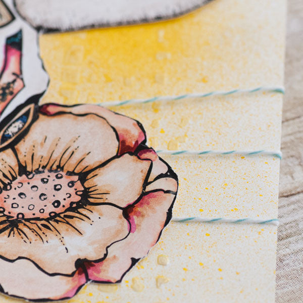 The Coloring Studio Meets Mixed-Media Project by Bekah Ellington