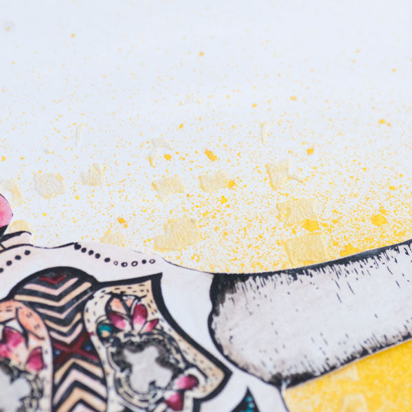 The Coloring Studio Meets Mixed-Media Project by Bekah Ellington