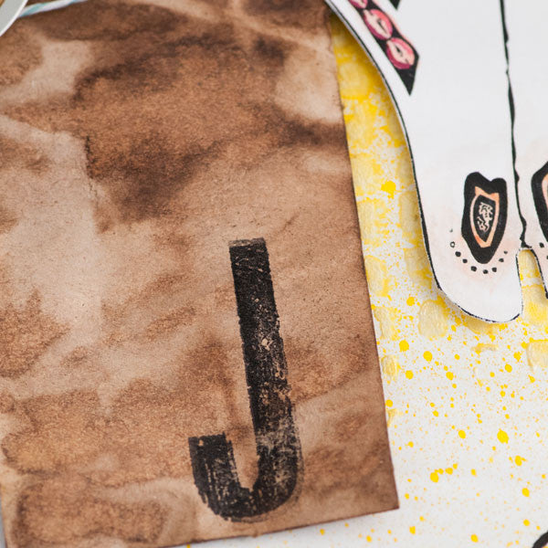 The Coloring Studio Meets Mixed-Media Project by Bekah Ellington