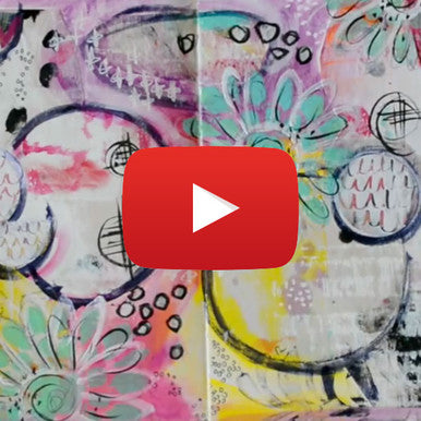 Mixed-Media Art Journal Page by Rae Missigman