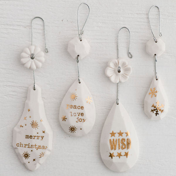 All that Glitters Holiday Ornaments and Gift Wrap