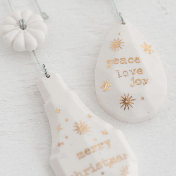All that Glitters Holiday Ornaments and Gift Wrap