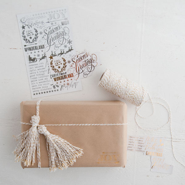 All that Glitters Holiday Ornaments and Gift Wrap