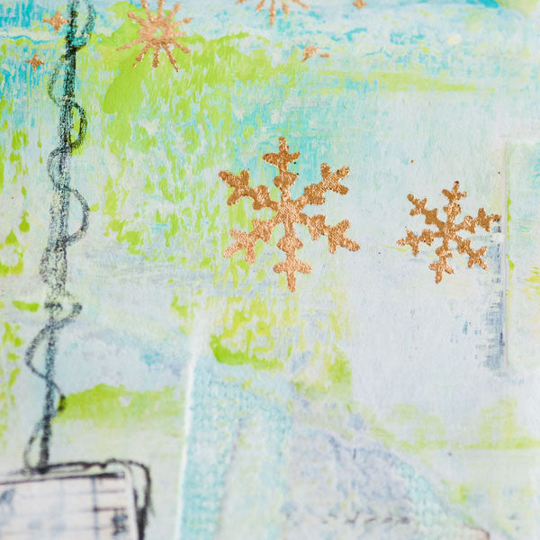 Merry & Bright Holiday Mixed-Media Project