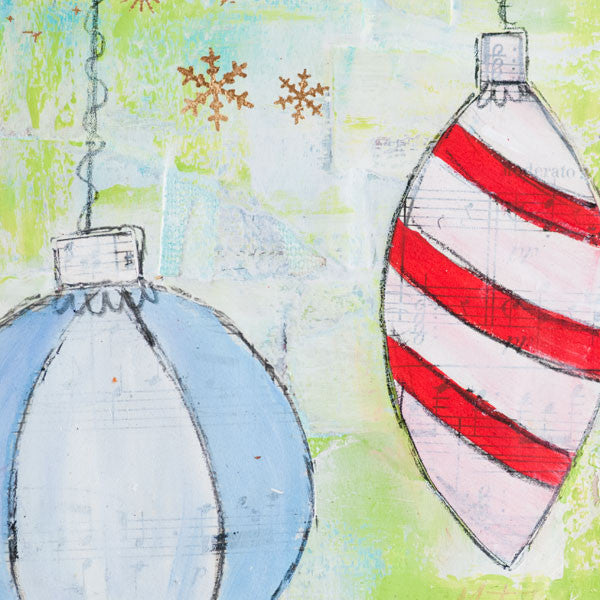 Merry & Bright Holiday Mixed-Media Project