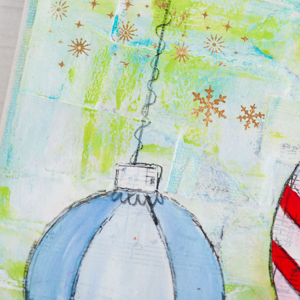 Merry & Bright Holiday Mixed-Media Project