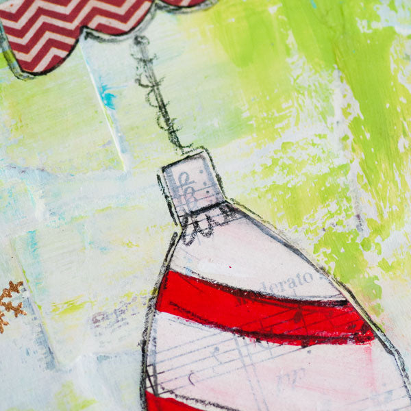 Merry & Bright Holiday Mixed-Media Project