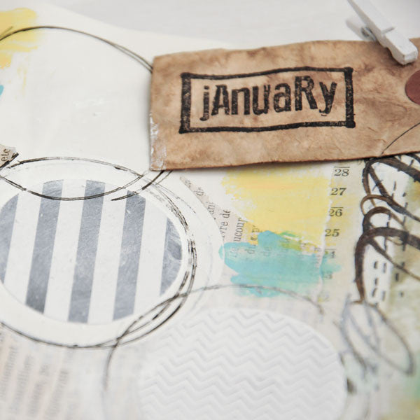 Keep Taking Chances Monthly Art Journal Project + FREE Printable