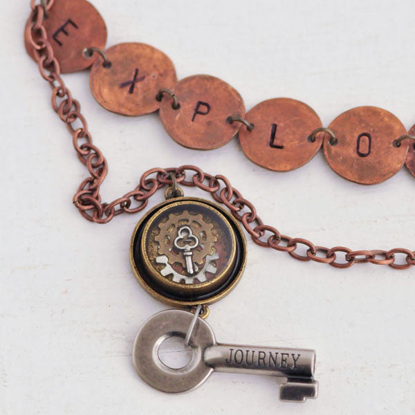 Explorer Necklace Project by Sarah Donawerth