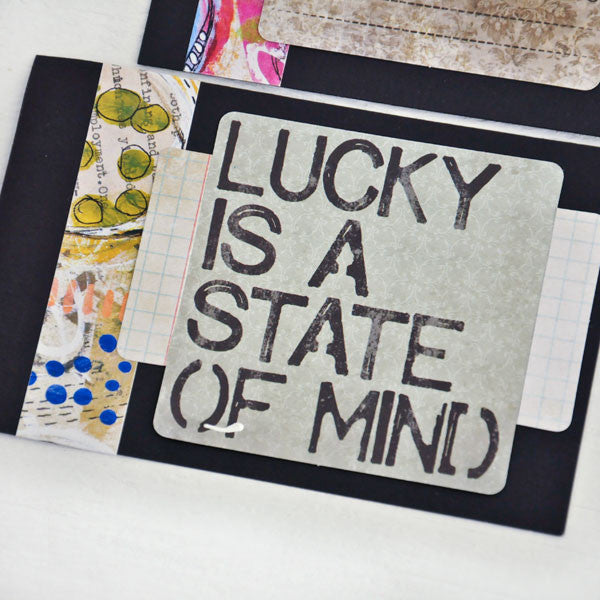 Live A Happy Today Inspirational Card Project