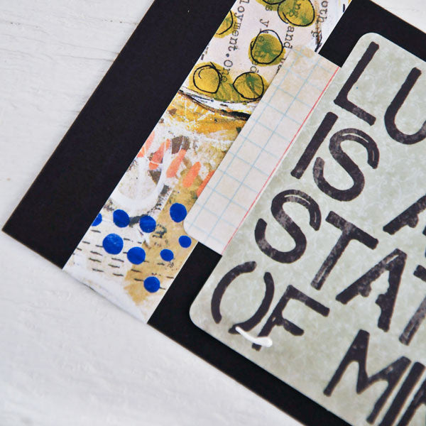 Live A Happy Today Inspirational Card Project
