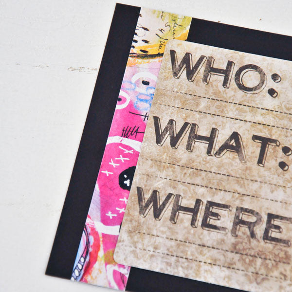 Live A Happy Today Inspirational Card Project