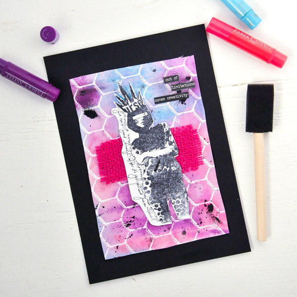 Out of Limitations Comes Creativity Mixed-Media Project