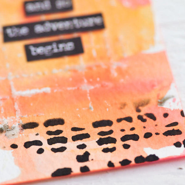 And So the Adventure Begins Color Burst Project