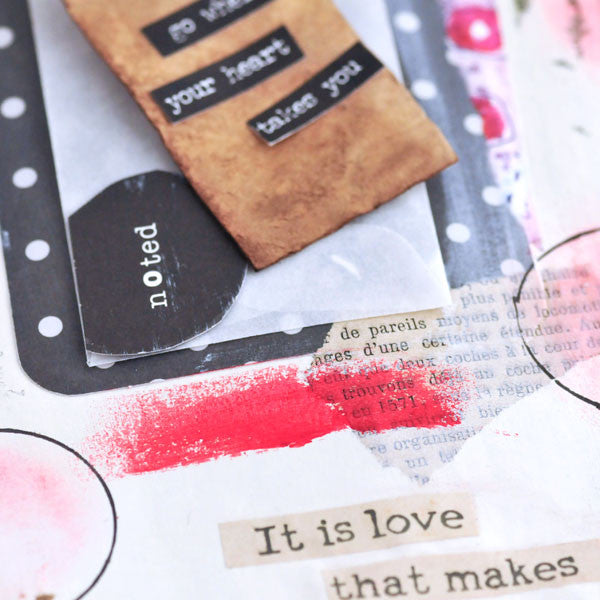Go Where Your Heart Takes You A Monthly Art Journal Project + A FREE Printable