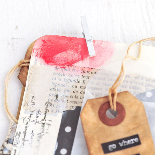 Go Where Your Heart Takes You A Monthly Art Journal Project + A FREE Printable