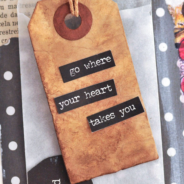 Go Where Your Heart Takes You A Monthly Art Journal Project + A FREE Printable