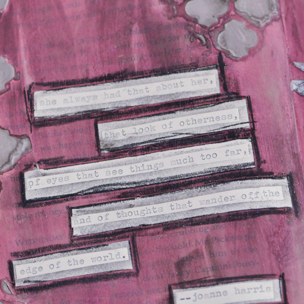 That Look of Otherness Art Journal Page by Sarah Donawerth