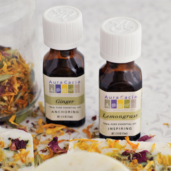 Lemongrass and Ginger Stamped Soap Project