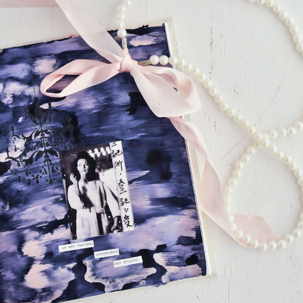 Fearless and Independent Original Art Journal Page by Sarah Donawerth