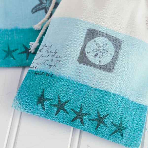 Down by the Seashore Ombré Muslin Bags Project