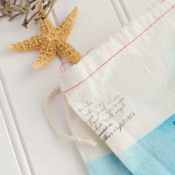 Down by the Seashore Ombré Muslin Bags Project