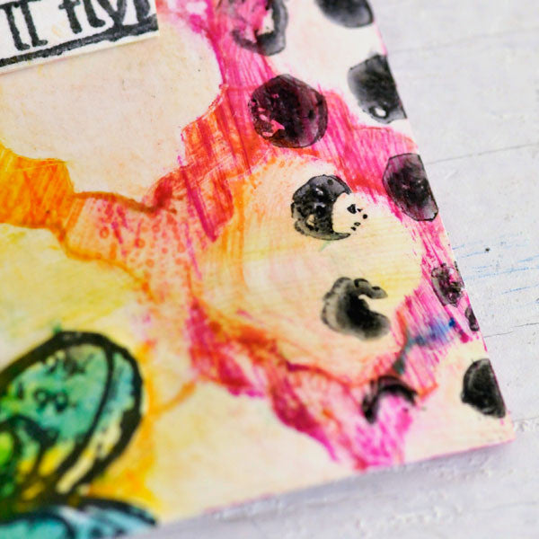 Distress Crayon Techniques to Try on Tags