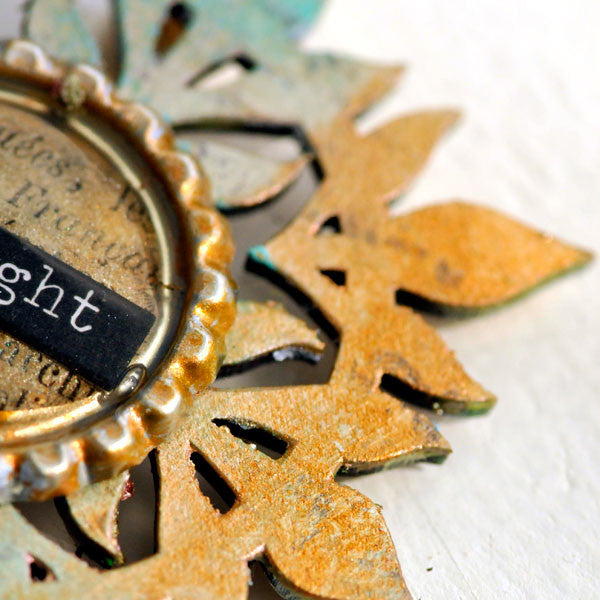 Rosette Medallion Plant Stakes