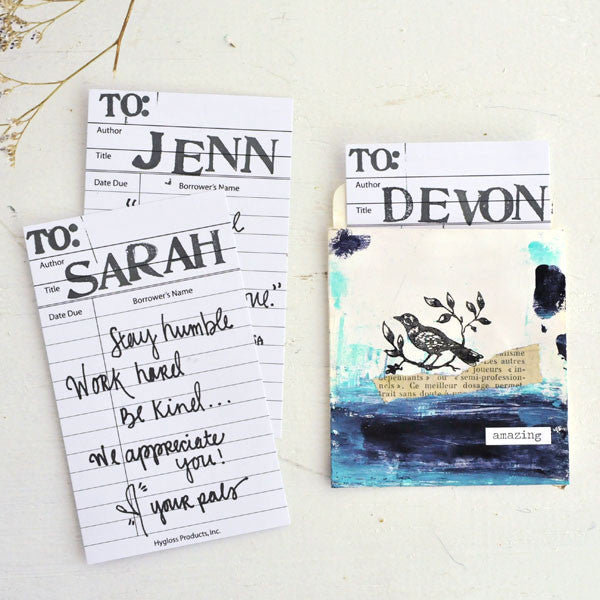 The Early Bird Gets the Bookworm Library Card Goodie Bags Project