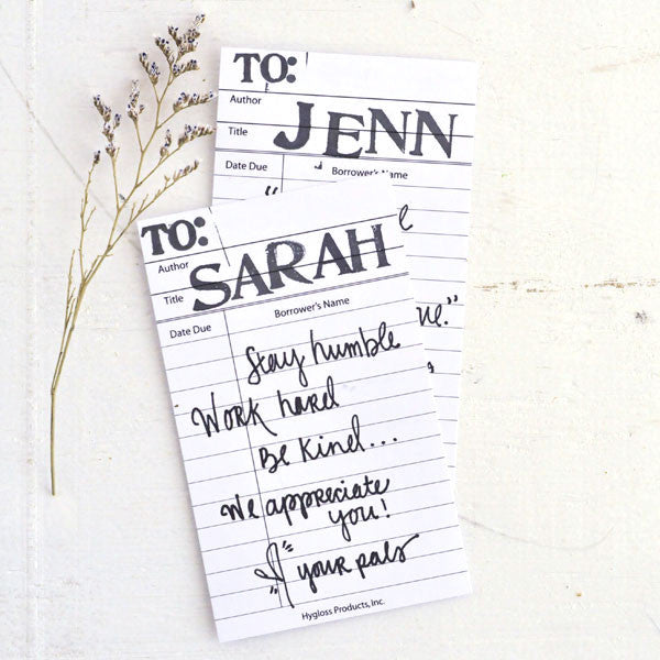 The Early Bird Gets the Bookworm Library Card Goodie Bags Project