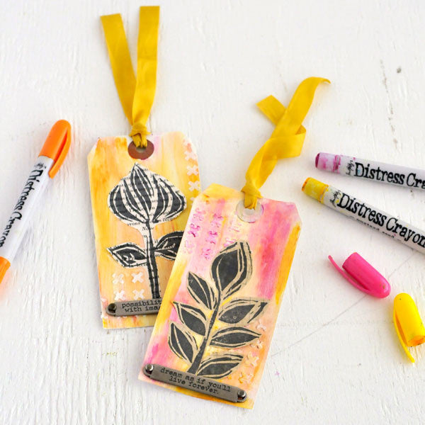 Dream as If You'll Live Forever Inspirational Tags Project